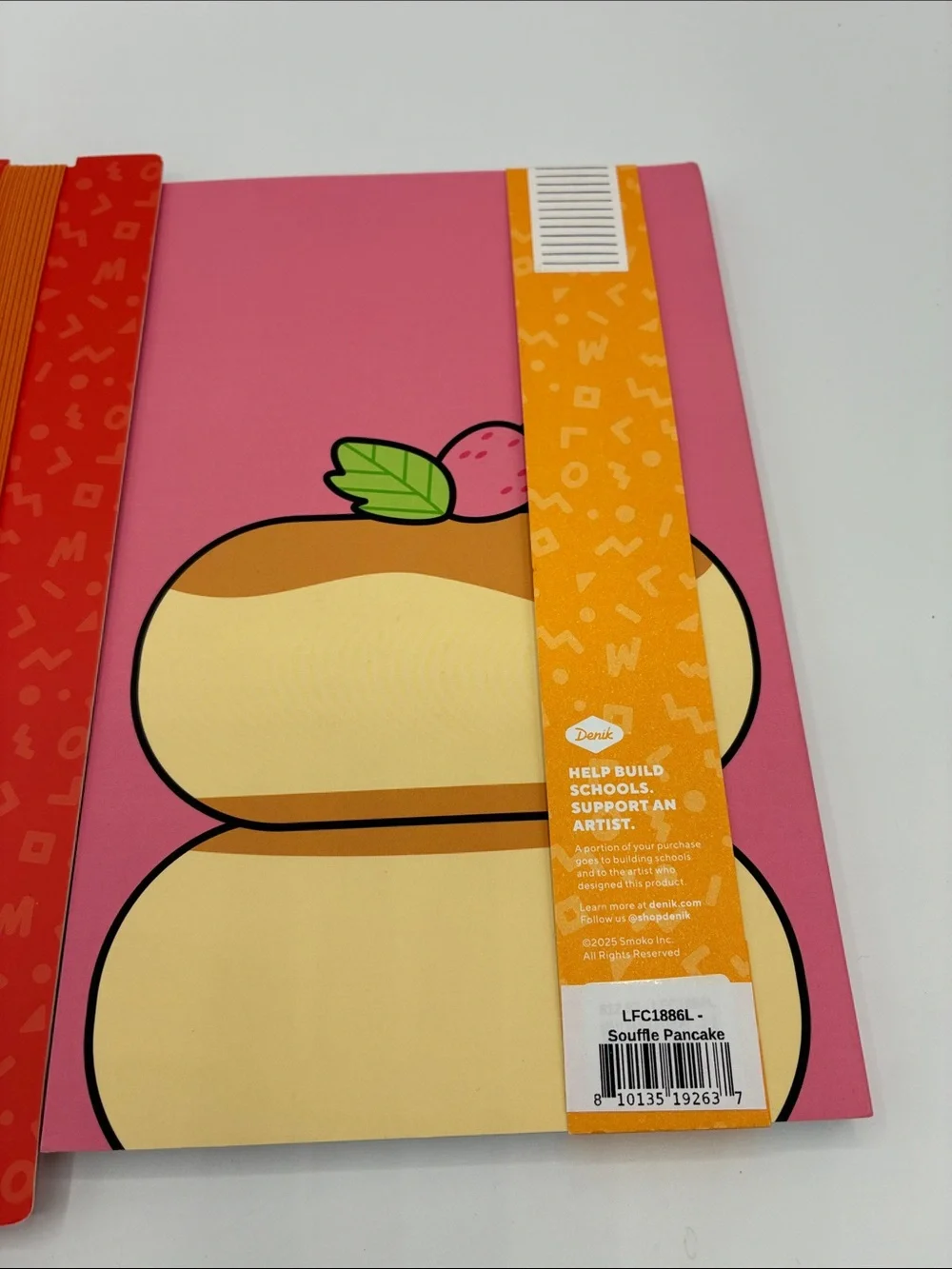 SMOKO x Denik Pink Soufflé Pancake Notebook & Mushroom Pencil Pouch